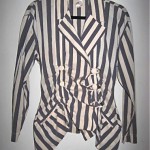 vintage 1990s issey miyake striped jacket