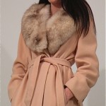 vintage cashmere and fox coat