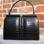 vintage deauville alligator handbag