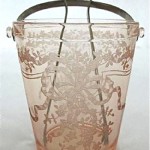 vintage fostoria etched ice bucket