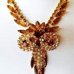 vintage juliana owl necklace