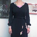 vintage leonard jersey maxi dress