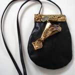 vintage modernist dom carvalhu amethyst quartz handbag