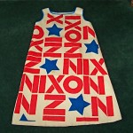 vintage nixon campaign paper dress