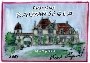 karl lagerfeld label for chanel wine chateau rauzan-segla