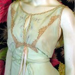 vintage 1930s bias cut silk nightgown