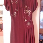 vintage 1940s star dress