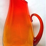vintage 1950s blenko pitcher