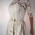 vintage 1950s harvey berin lace bridal dress