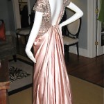 vintage 1950s jean desses beaded evening gown