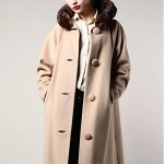 vintage 1960s mink collar wool coat
