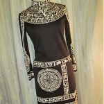 vintage 1960s paganne maxi dress