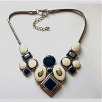 vintage 1980s enamel necklace