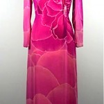 vintage 1980s hanae mori evening gown