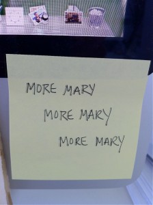 more mary post-it
