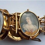 victorian miniature portrait bracelet