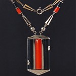 vintage 1920s art deco jakob bengel necklace