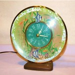 vintage 1950s sessions angel fish lighted motion clock
