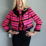 vintage 1960s lilli ann wool knit top and jacket