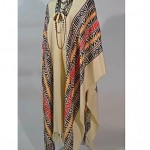 vintage 1970s southwest woven poncho