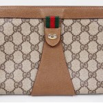 vintage 1980s gucci monogram clutch