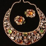 vintage alice caviness necklace and earrings