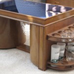 vintage art deco bar coffee table