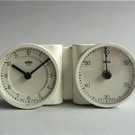 vintage braun modernist kitchen clock and timer