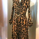 vintage dvf leopard dress