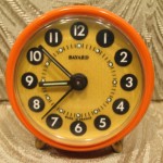 vintage french bayard alarm clock