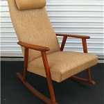 vintage johanson sweden scandinavian rocking chair