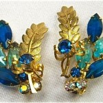 vintage juliana delizza & elster earrings
