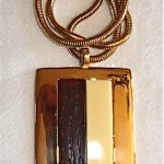 vintage lanvin pendant necklace