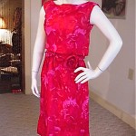 vintage midcentury harvey berin karen stark silk dress