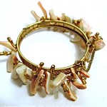 vintage miriam haskell coral bracelet