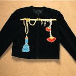 vintage mondi embroidered velvet blazer