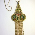 vintage trifari love birds necklace