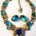 vintage trifari matsumoto seashell necklace