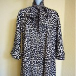 vintage bonnie cashin cheetah print rain coat