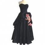 vintage 1950s ceil chapman evening gown