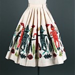 vintage 1950s circle skirt