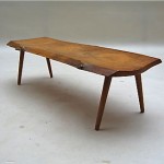 vintage 1950s organic freeform coffee table