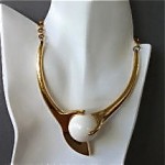 vintage 1970s lanvin atomic lucite necklace