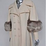 vintage 1970s lilli ann silverfox cape coat