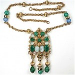 vintage christian dior henkel & grosse necklace