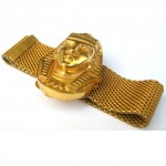 vintage miriam haskell egyptian revival bracelet