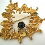 vintage robert larin modernist brooch