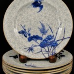 antique set 19th century royal worcester porcelain plates