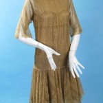 vintage 1920s silk lace flapper dress