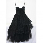 vintage 1950s emma domb lace tulle party dress